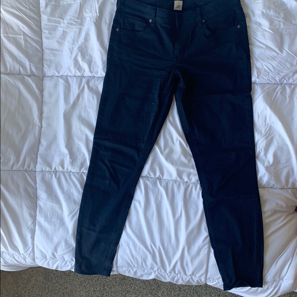 Skinny Navy Pants